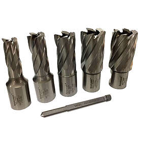 Rotabroach Raptor Mag Drill Hole Cutter Set 5pcs