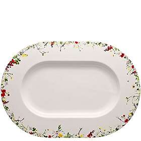 Rosenthal Fleurs Sauvages Fett Oval Tallerken Ø41cm