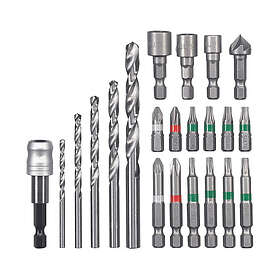 Einhell 04009311088062 HSS Drill and Screwdriver Bit Set 22pcs