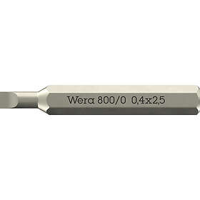 Wera 5058101001 Hex Drive Slotted Mikro Skruetrækkersæt 3mm 1pcs