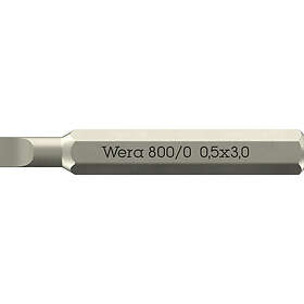Wera 5058105001 Slotted Mikro Skruebits 4mm 1pcs