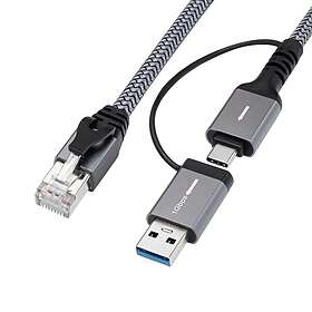 MicroConnect MC-RJ45USBC-03 Network Cable RJ-45 (Male) to USB Type A, 24 Pin USB