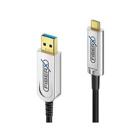 FiberX FX-I630-035 USB-C till USB-A USB 3.2 Gen 1 (3.1 Gen 1) 10 Gbit/S 35 m