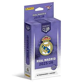 Panini Club Real Madrid 2025/26 Trading Cards Box (45 Cards + 13 Extras)