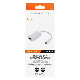 Vivanco 2845383 USB-C <-> RJ45 1000Mbps network adapter