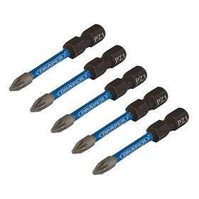 Draper 05646 Impact Pozi Screwdriver Bits 50mm 5pcs