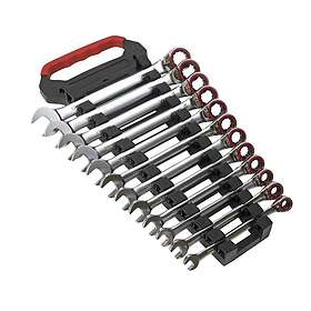 Sealey AK63944 Reversible Ratchet Combination Spanner Set 12pcs
