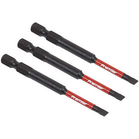 Sealey AK8251 Slotted Screwdriver Bits 4.5mm 3pcs