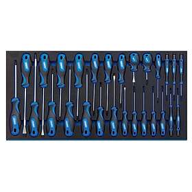 Draper IT-EVA17 Soft Grip Screwdriver Set Eva Insert Tray