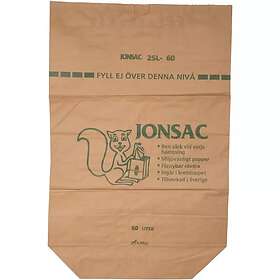 Jonsac Papperssäck 60L 2-blad 25-pack