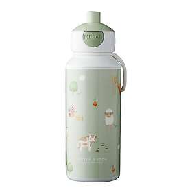 Mepal Little Farm Bouteille avec Sangle en Silicone et Bec Pop-up 400ml