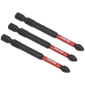 Sealey AK8255 Phillips Screwdriver Bits 75mm 3pcs