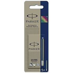 Parker Quink Blekkpatron Blåsvart 5-Pack
