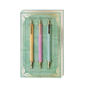 Portico Designs Jane Austen Kulepenn 3-pack (Svart)