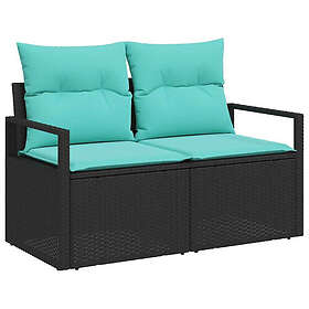 vidaXL Sofsesett med pute 9 Stykker 3346326