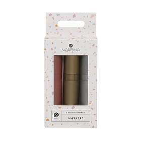 Moderno Kids WHSmith Markører Metalliske Effekter 3-pack
