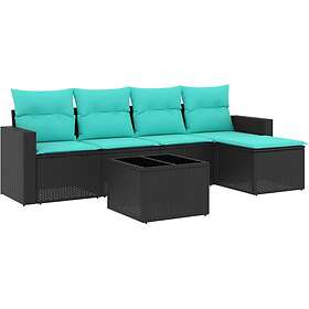 vidaXL Ensemble de salon de jardin avec coussins 6 Pièces