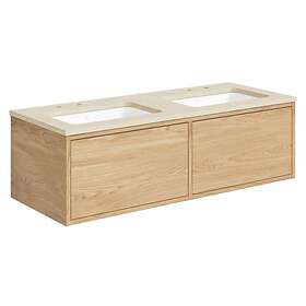 Gustavsberg Ducentic Vaskeskab 120cm Lys eg Beige (GB71DCVU12ARCC2200)