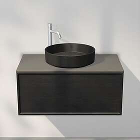 INR Iconic Nordic Rooms Air Wood Vaskeskap 80cm Svart (367439)