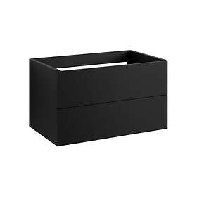 VikingBad Fay Vanity Cabinet 100cm Black (119179)