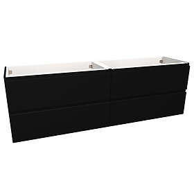 VikingBad MIE Vanity Cabinet 180cm Black (115659)