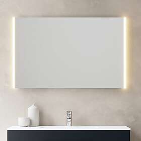 Linn Bad Hilde Firkantet Speil med lys (Lyskant) 80cm 23008H
