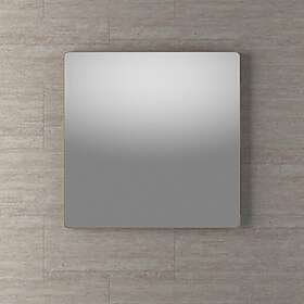 Linn Bad Øyri Firkantet Speil (Ramme) Svart Matt / 80x80cm 210608