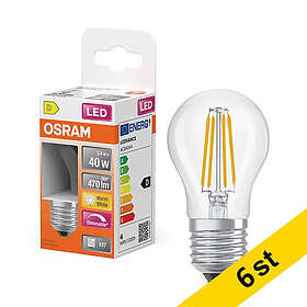 Osram P45 2700K 470lm 3.4W 6-pack