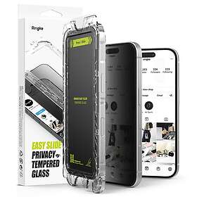 Ringke Easy Slide Yksityisyyslasinen näytönsuoja iPhone 16 Pro (2-pack)