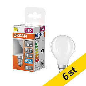 Osram E14 P45 6500K 470lm 3,4W 6st