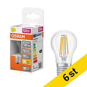 Osram G45 2700K 470lm 3.4W 6-pack