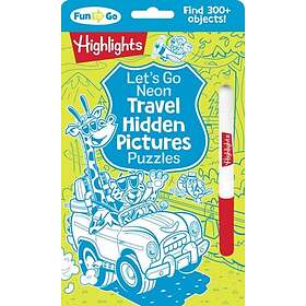 Highlights Let's Go Neon Travel Hidden Pictures Puzzles 300 Pieces
