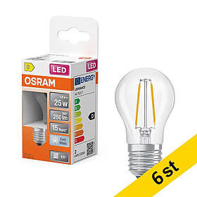 Osram G45 4000K 250lm 1.8W 6-pack