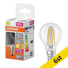 Osram E14 P45 2700K 806lm 5.9W 6st