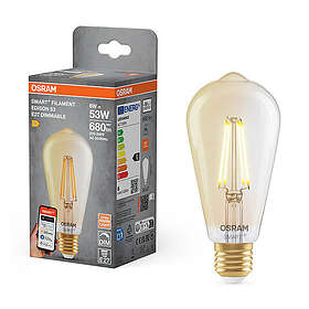 Osram ST64 E27 guld 2400K 680lm 53W
