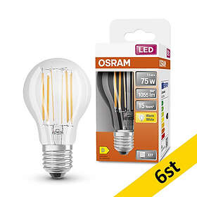 Osram A60 2700K 1055lm 7.5W 6-pack