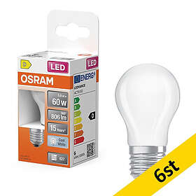 Osram 04099854115561 LED E27 G45 4000K 400lm 5.9W 6-pack