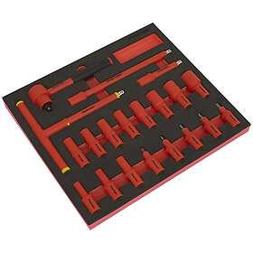 Sealey TBTE02 Socket Wrench Set 3/8" 20pcs