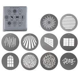 NANLITE AS-GB-M-S1 Ensemble Gobo pour fixation de projection