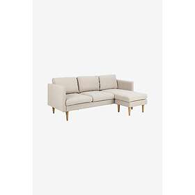 Homeroom AC Design Furniture Milly Sofa med chaiselong Natur