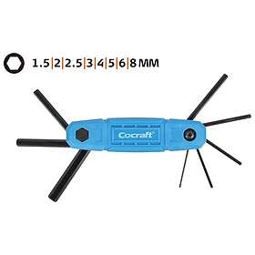 Cocraft Hex Key Set 8pcs