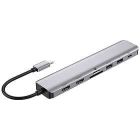 USB-C 8-i-1 Docking Station
