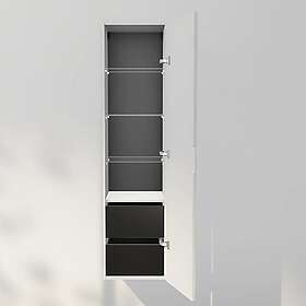 INR Iconic Nordic Rooms Hög Skåp med Lådor Höger 40cm Vit (386216H)