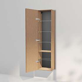 INR Iconic Nordic Rooms Carve 40/30 Hög Skåp med Naturlig ek finish Vänster 40cm (396234V)