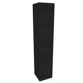 VikingBad MIE Ramme High Cabinet with 3 Drawers Left 176cm Black (114494)