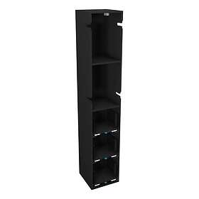 VikingBad MIE Slett High Cabinet with Mirror 176cm Scandinavian Oak (118883)