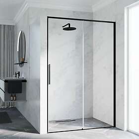 Novellini Riga Skyvedør Svart Matt 199cm