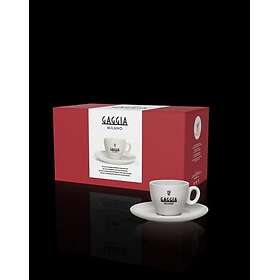 Gaggia Espressokopp med fat 6-pack
