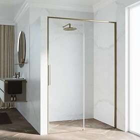 Novellini Riga Dusjdør Borstet Bronse 99cm