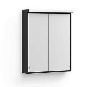 Svedbergs I:ET Speilskap Grafittgrå Med Led-belysning 60cm 285362